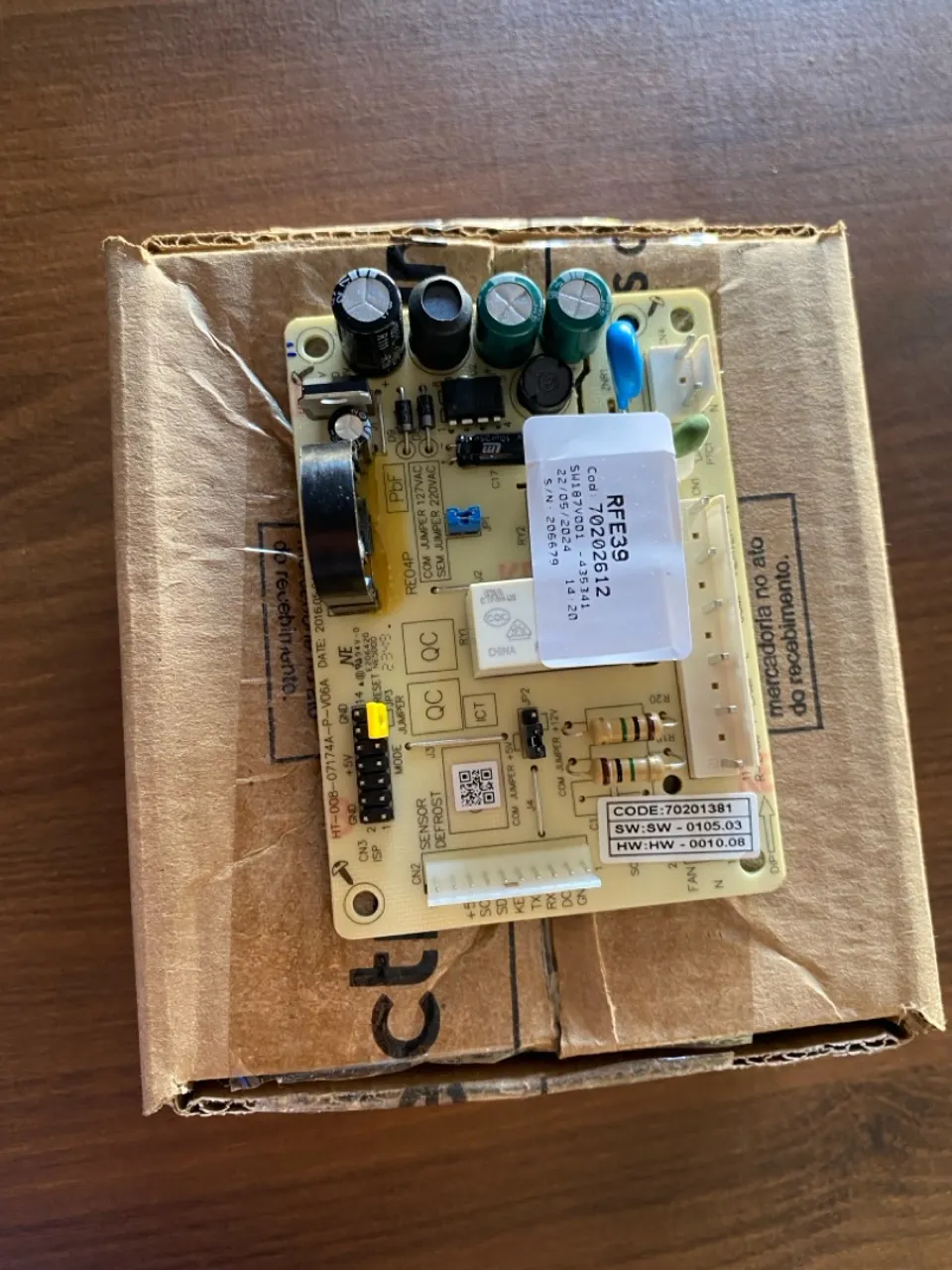 Placa gel Electrolux df42/ DF42X/DFN42/TF42/TF42S