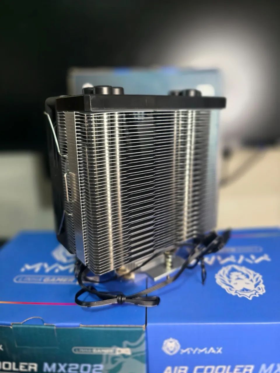 Air Cooler Mymax MX202 ARGB Universal 120mm - Preto - Foto 5