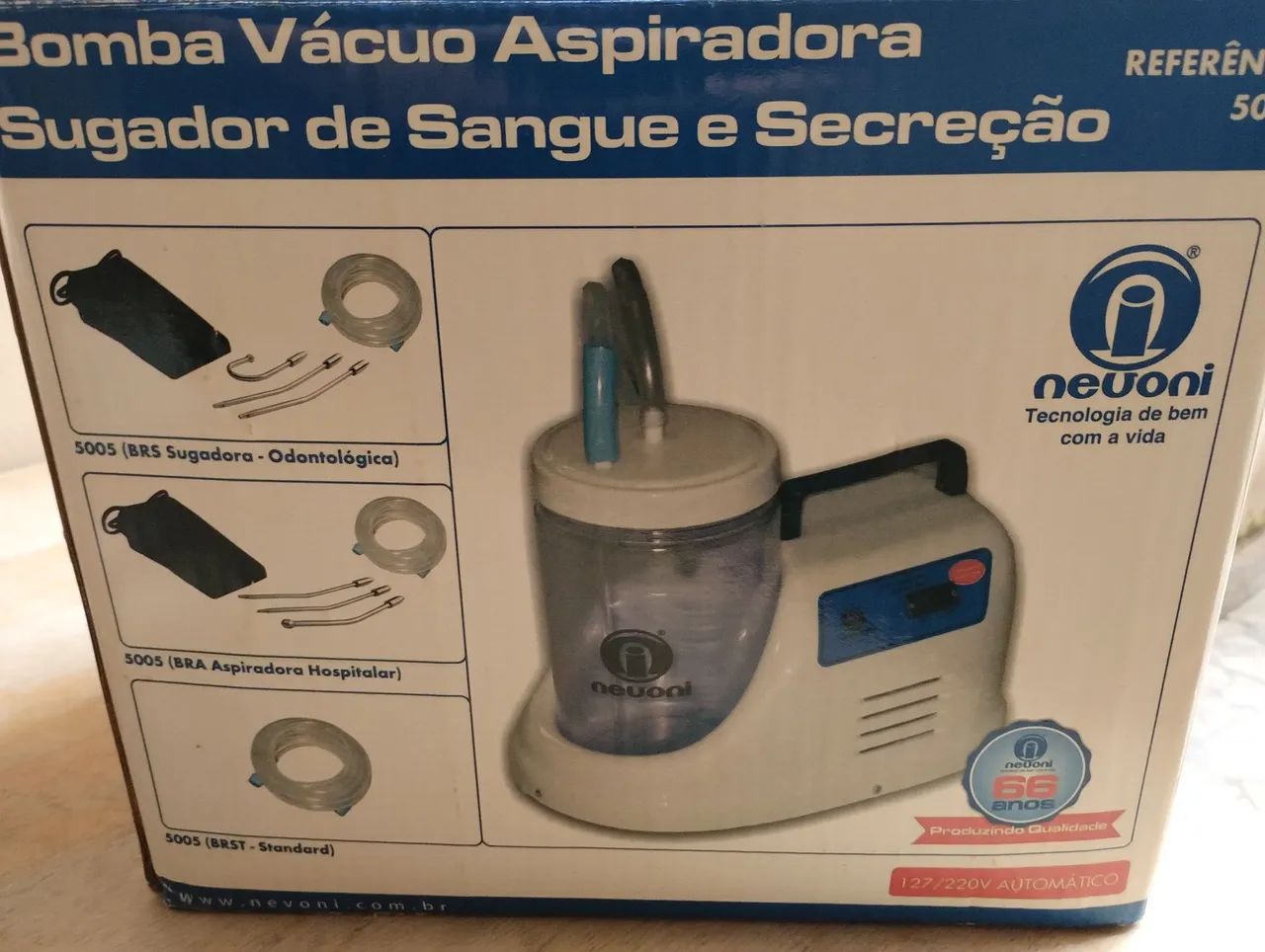 Bomba a vácuo, aspirador Nevoni 5005 USADO