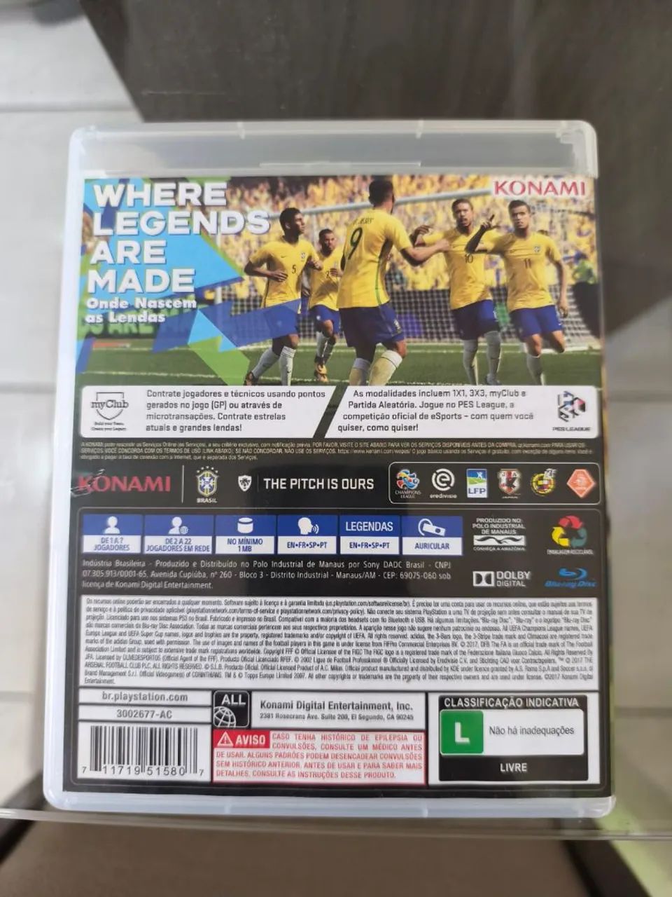PES 2018 - Pro Evolution Soccer ( PS3 )  - Foto 2