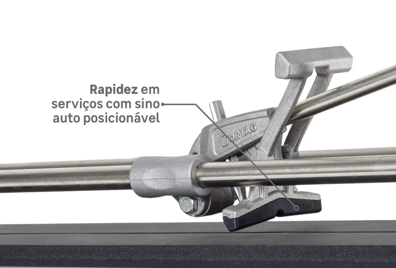 Cortador de Piso para Cerâmica e Porcelanato Manual Cortag Master 115 115cm novo lacrado - Foto 4