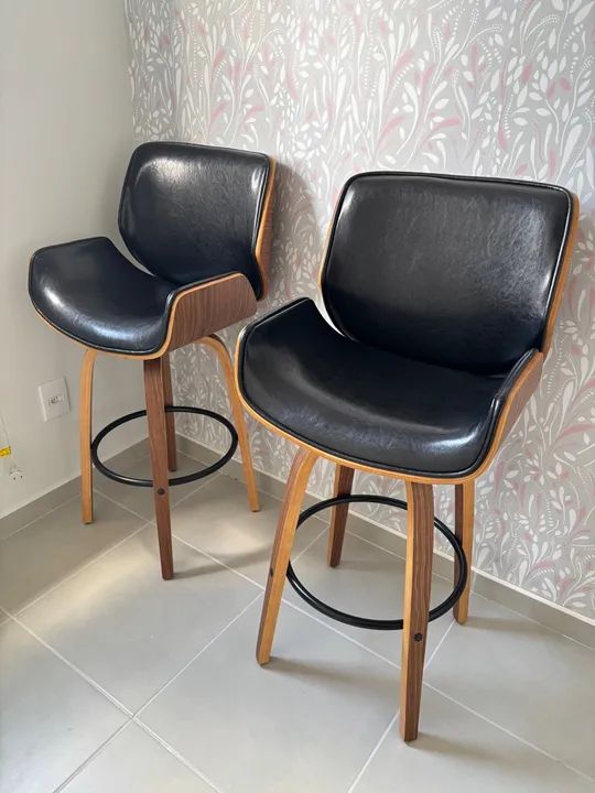 Kit 2 Bancos Altos Tok Stok