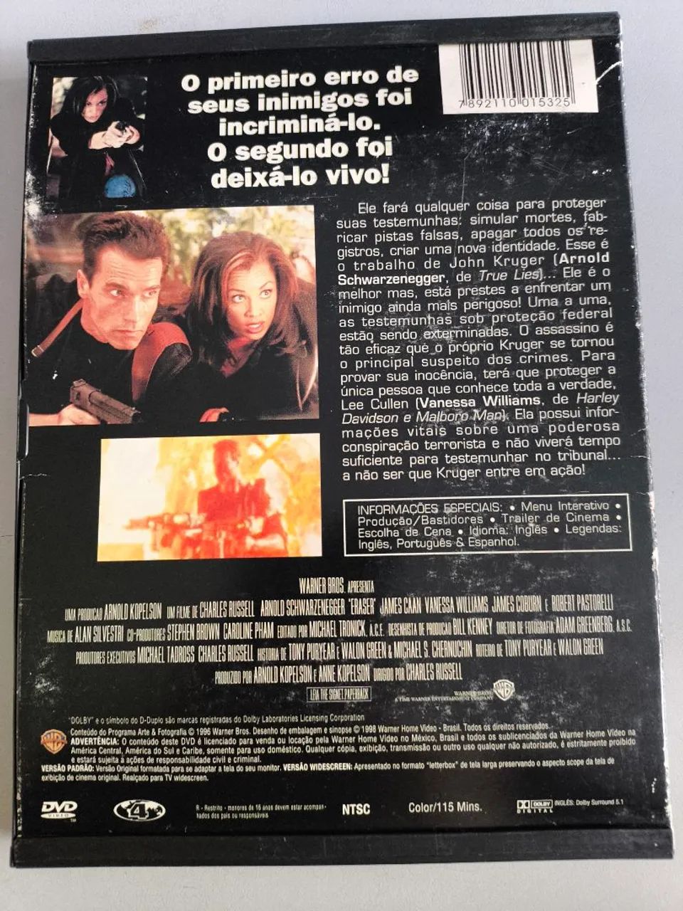 DVD Queima de Arquivo - Arnold Schwarzenegger - Foto 2