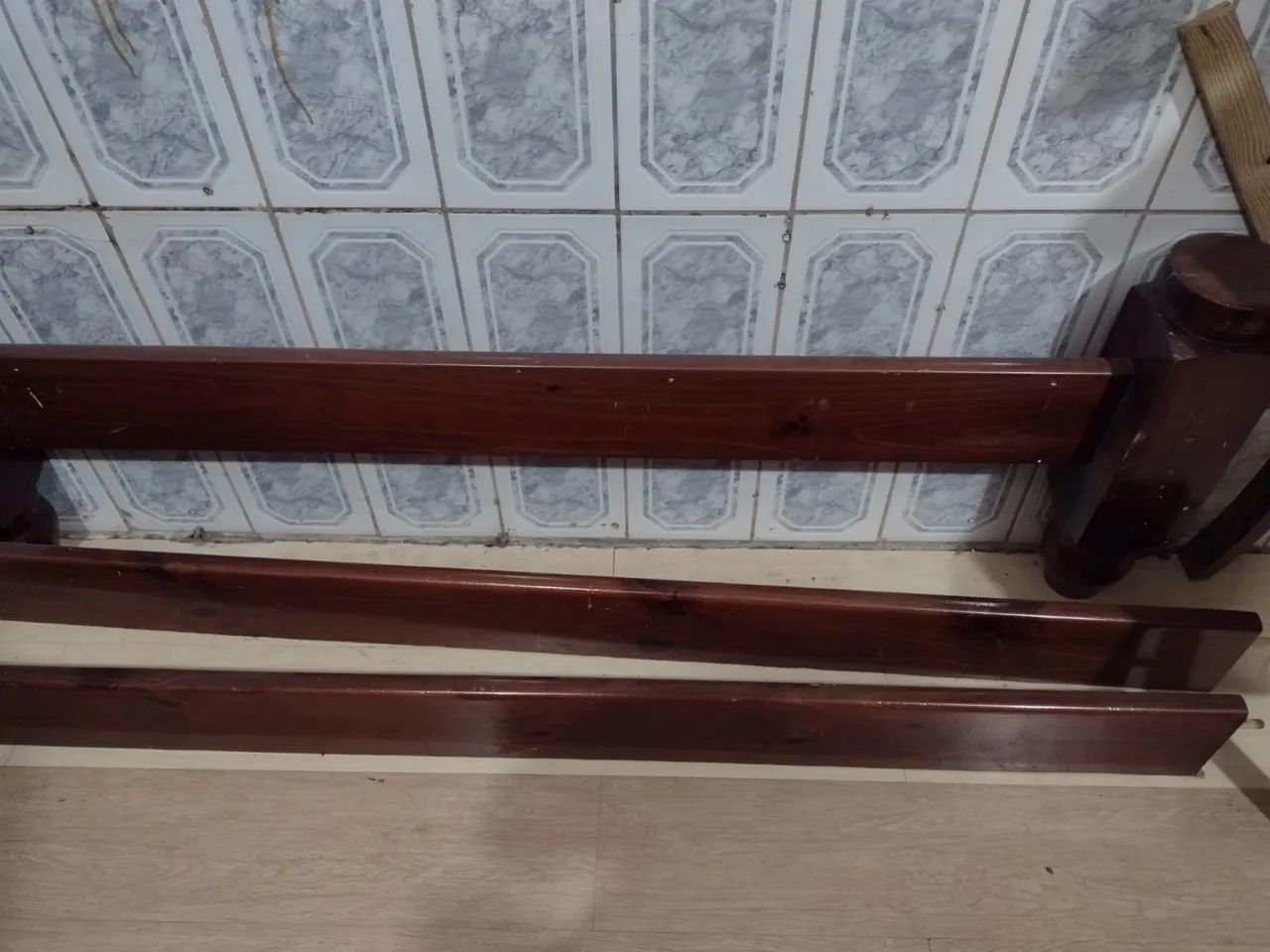 CAMA MADEIRA MACIÇA - Foto 3