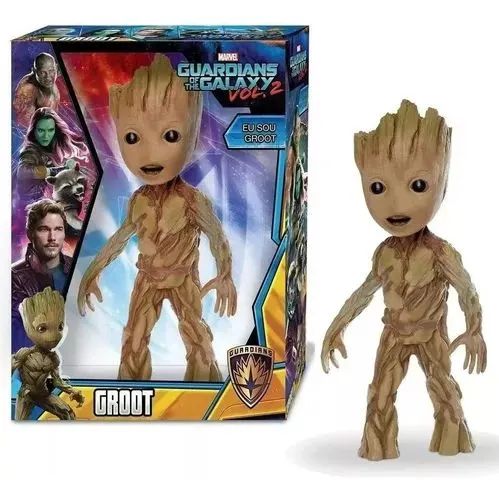 Boneco Groot Guardiões da Galáxia Gigante Mimo 45 cm