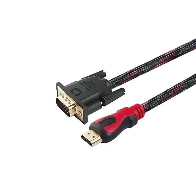 Cabo HDMI para VGA - 3 metros - conversor audio video  - Novo - Foto 3