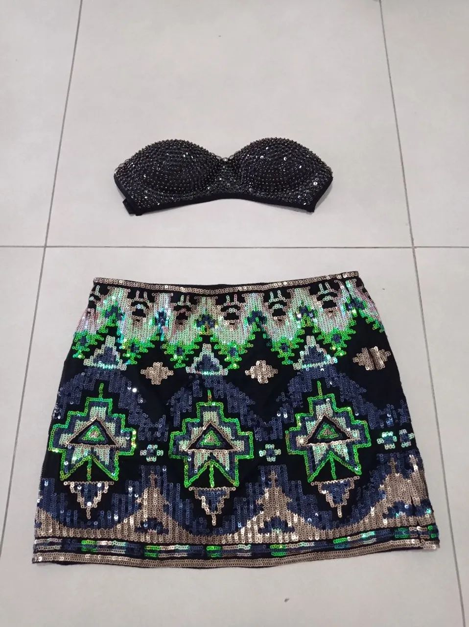 Conjunto paetê 