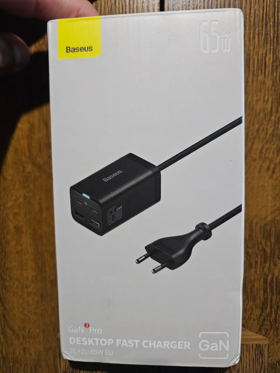 Carregador Baseus GaN Pro 65W Desktop - Novo