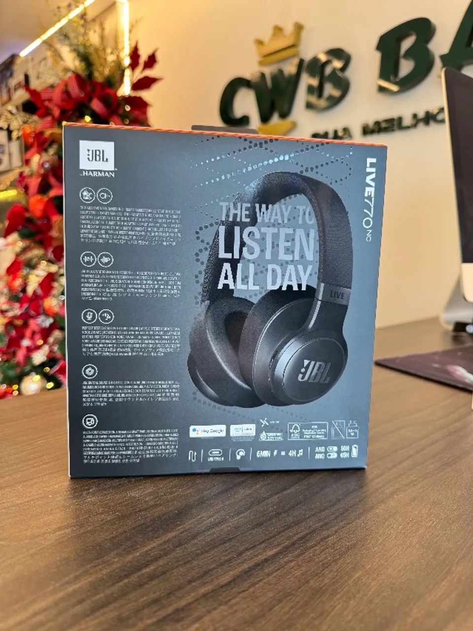 Fone JBL LIVE 770nc - NOVO LACRADO - LOJA FÍSICA  - Foto 2