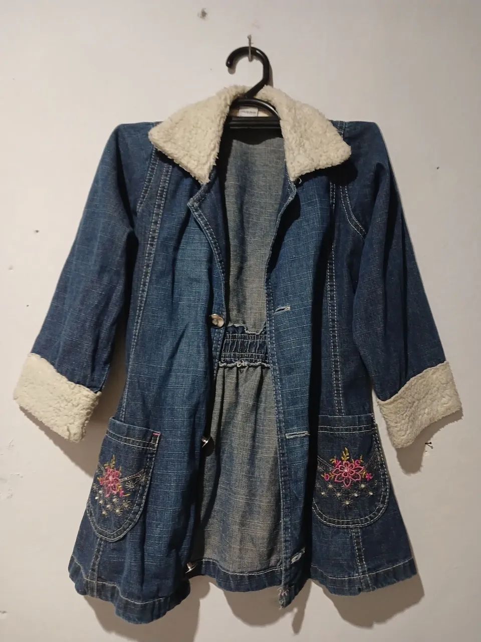 Vestido jeans infantil bella child 