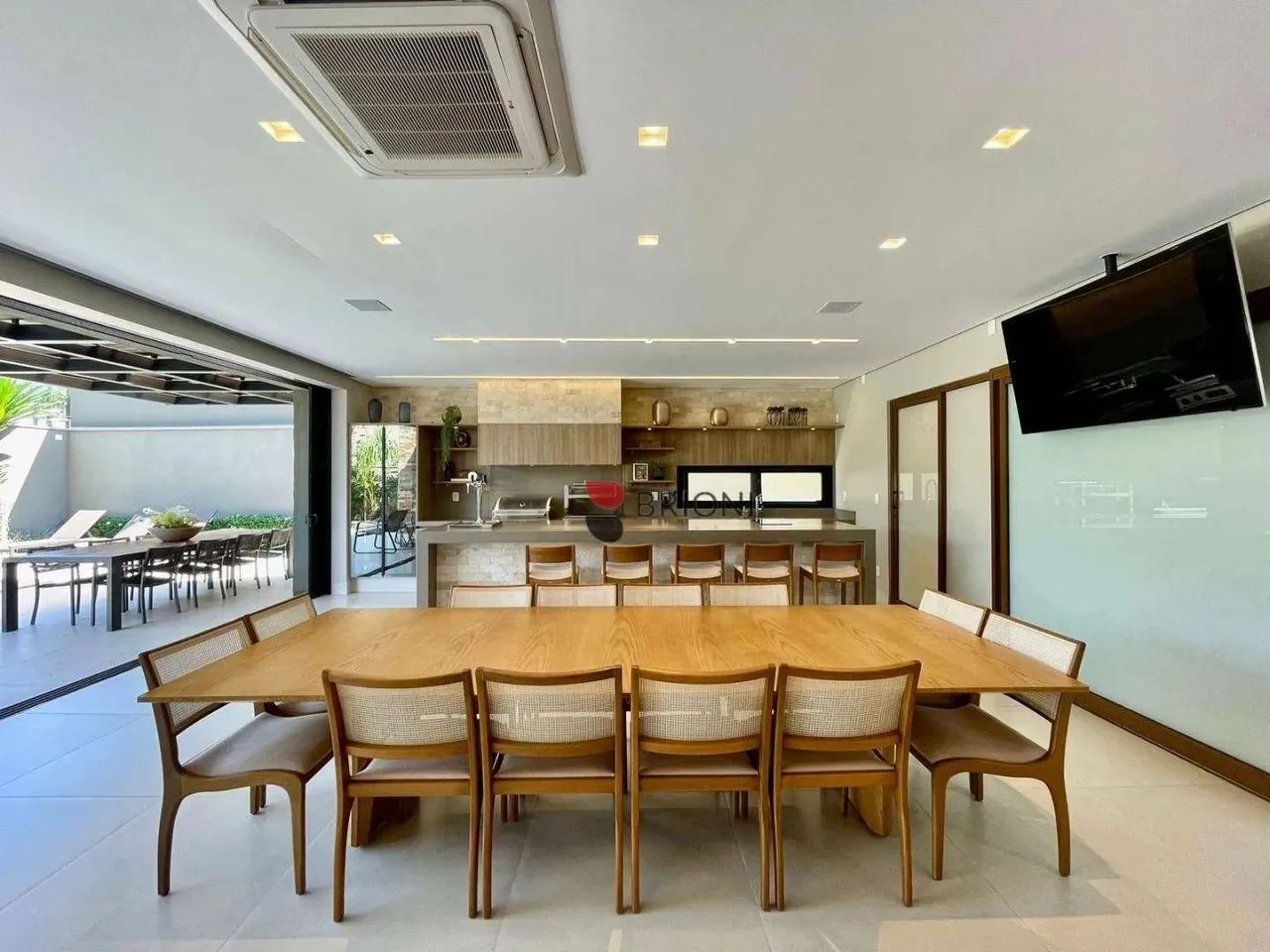 Casa Sobrado de Alto Padrão a venda, com 506 m no condomínio Borda do Parque a venda em Ri - Foto 9