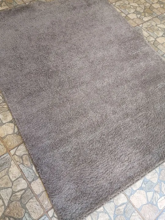 Tapete fofo cor cinza 150 por 200 marca são carlos