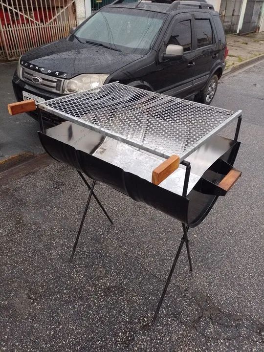 Churrasqueira de tambor - R$280,00 - Foto 3