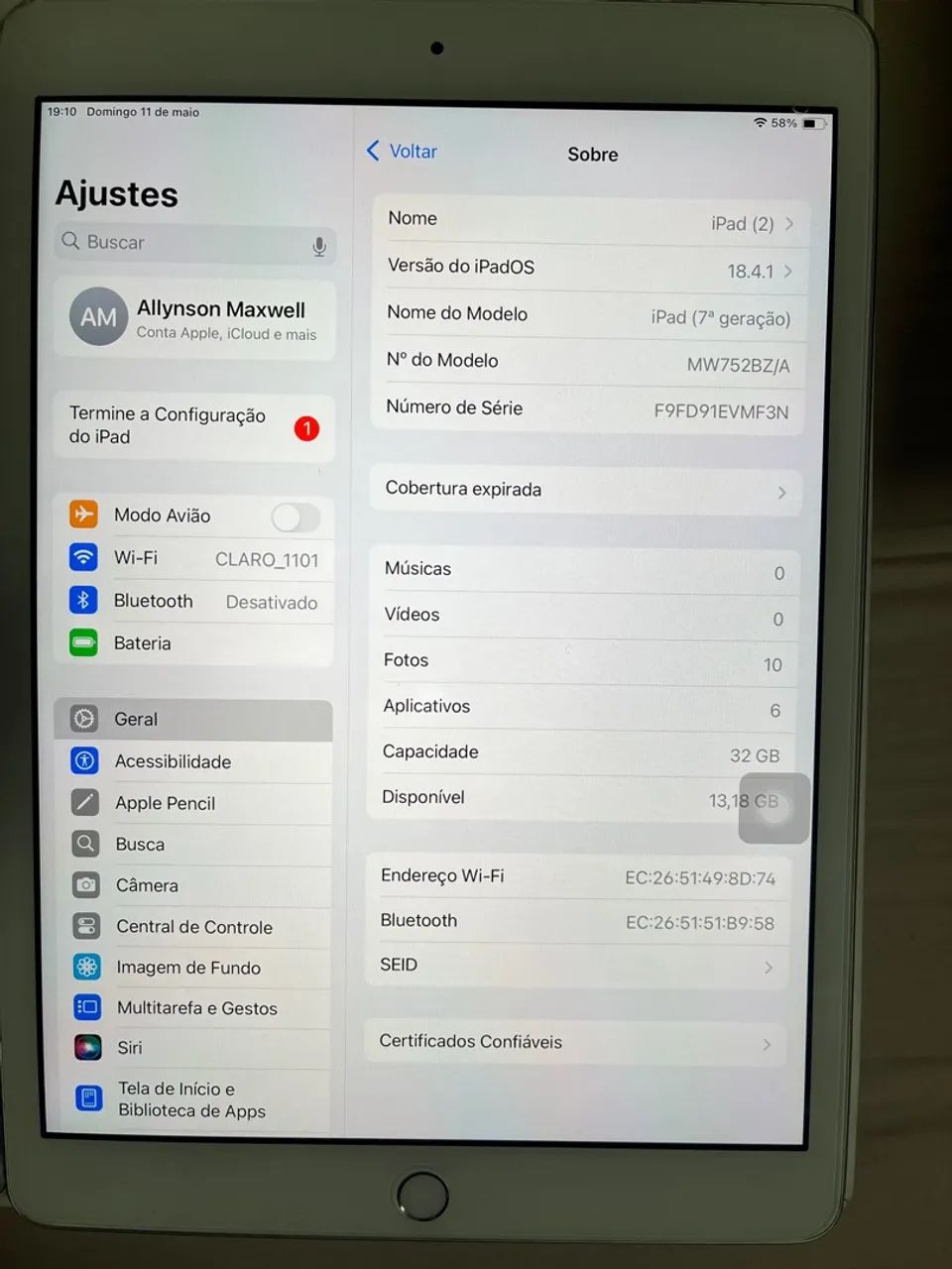 Tablete IPAD 7 (aceito cartão) - Foto 3