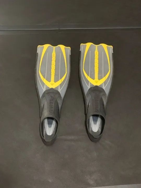 Pé de pato + máscara de mergulho + snorkel - Foto 3