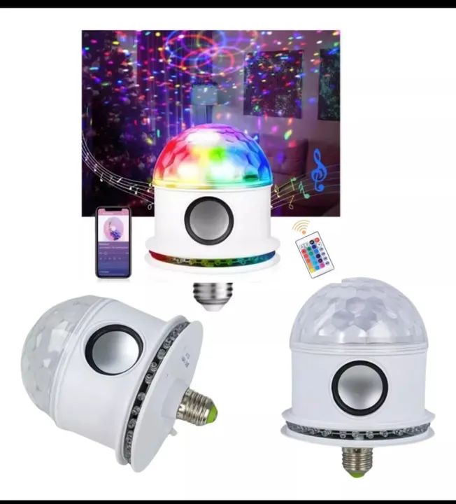 Globo de Led com Bluetooth e Alto-falante - Foto 4