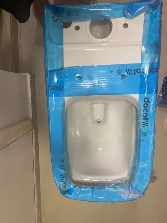 Kit Vaso Sanitário Com Caixa Acoplada Gali Branco Docol