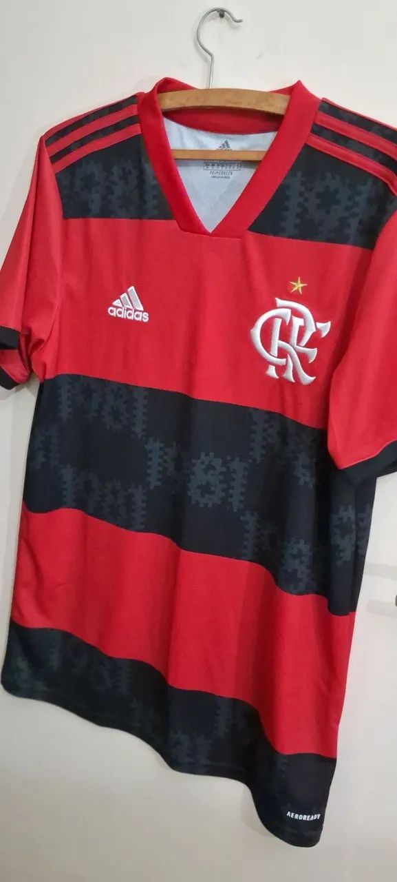 CAMISA FLAMENGO oficial da adidas 1981, campeão mundial Liverpool. Tamanho M 