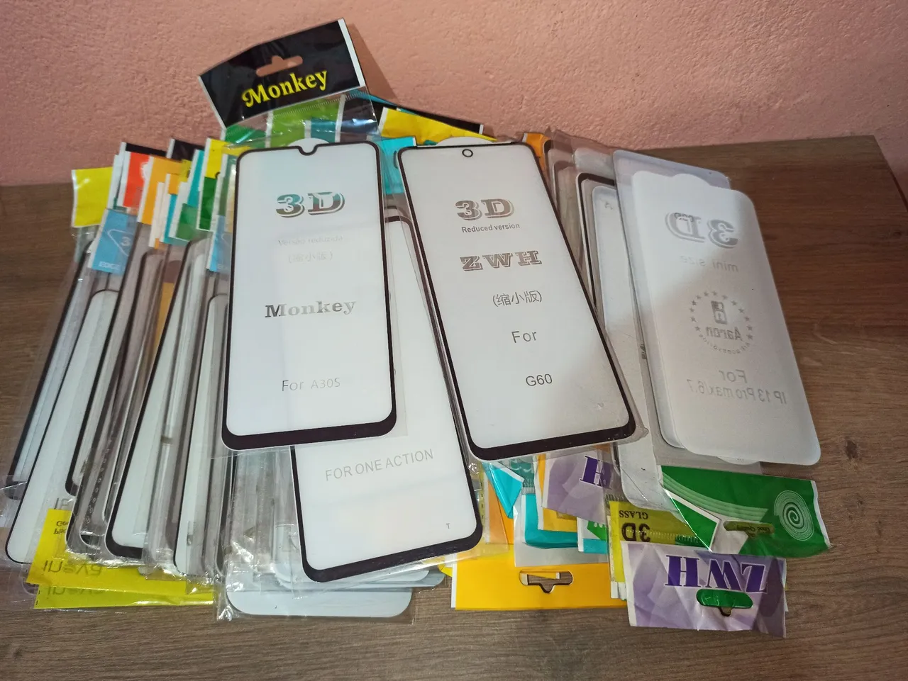 Lote de películas para celulares