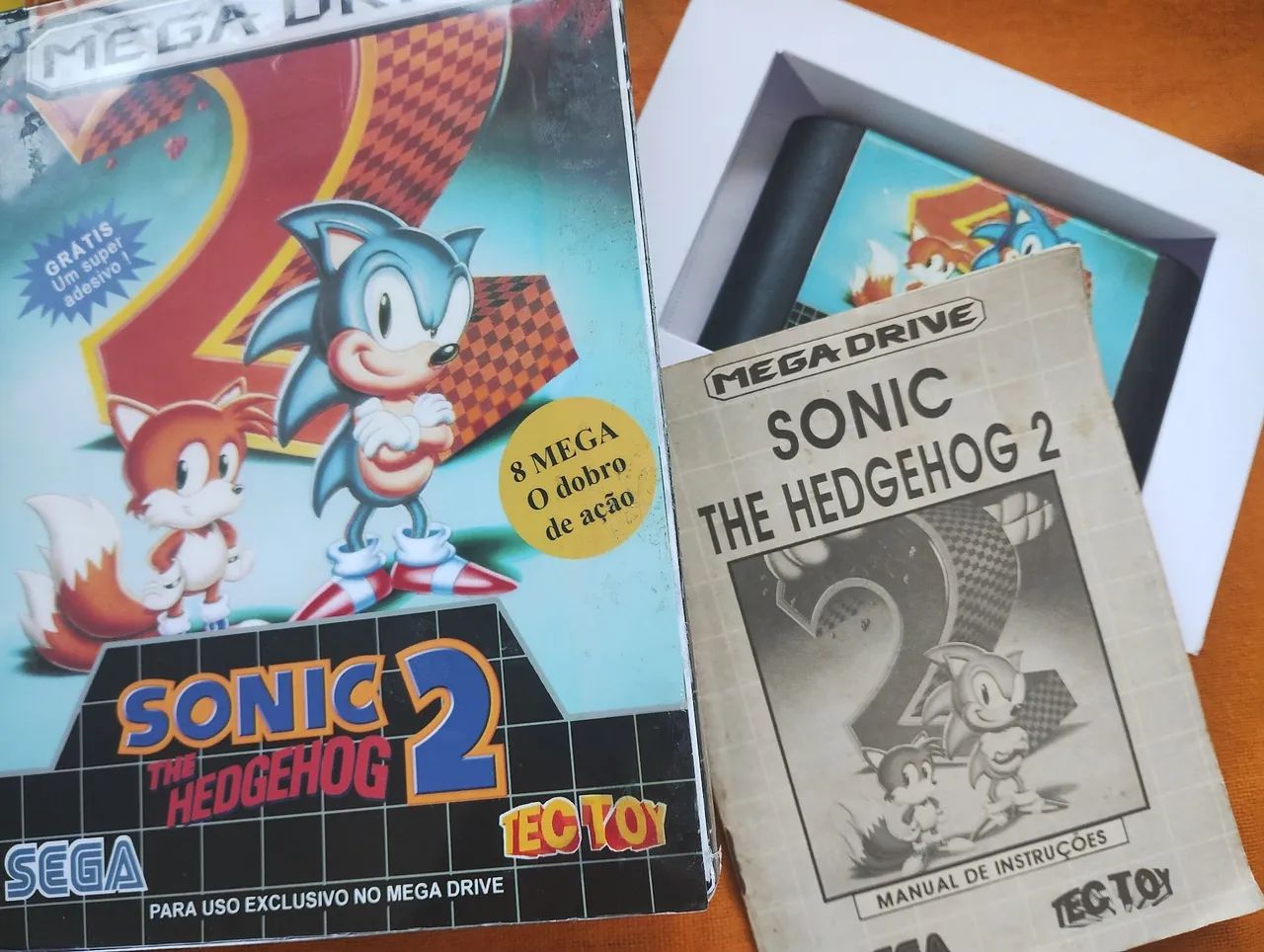 SONIC 2 MEGA DRIVE ORIGINAL - Foto 2