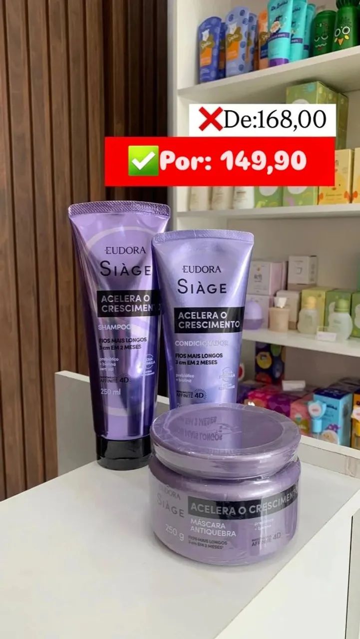Kit Eudora Siàge com super promoção 
