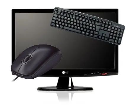 Monitor LG Flatron W1943S 19 polegadas { Teclado + Mause} BRINDE!