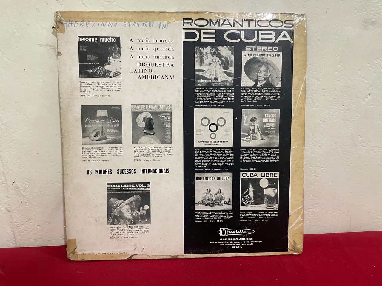 Disco de Vinil Perdonar Orquestra Românticos de Cuba  - Foto 2