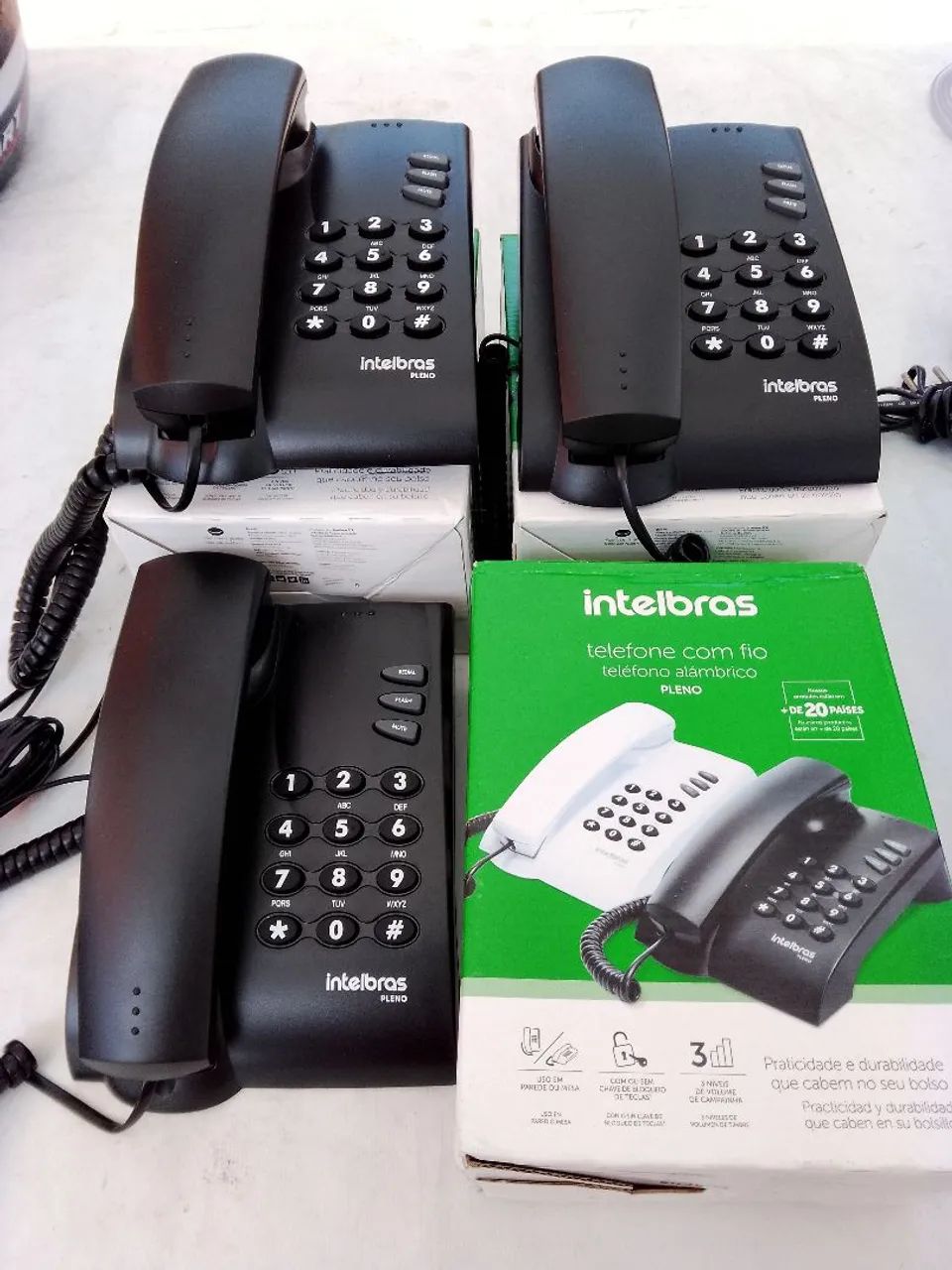 Telefones Fixos Intelbras Pleno - Novos e Usados - Foto 2