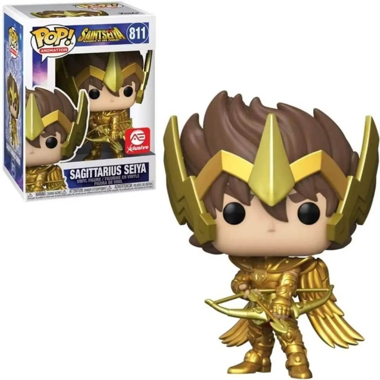 Boneco POP Seiya de Sagitário Cavaleiros do Zodíaco 