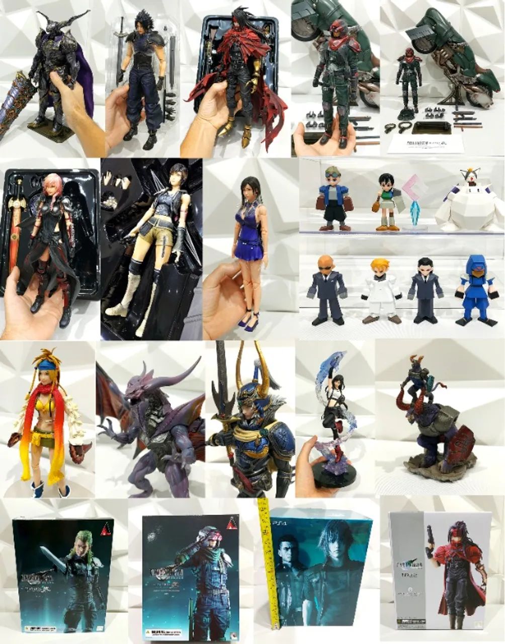 Coleção Final Fantasy Vii Play Arts Kai Bring Arts Promoção