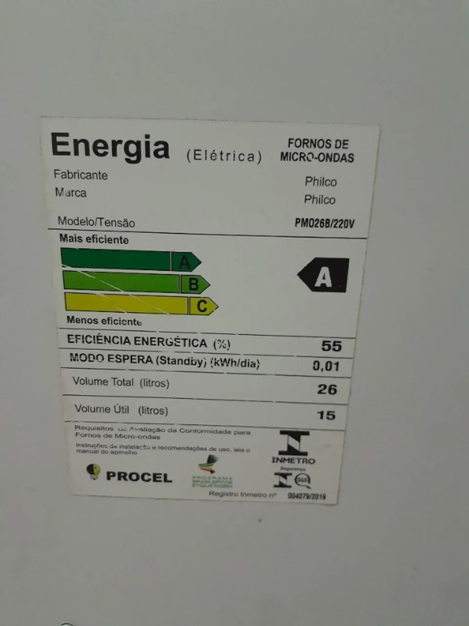 Microondas 220v PHILCO (com defeito) - Foto 3