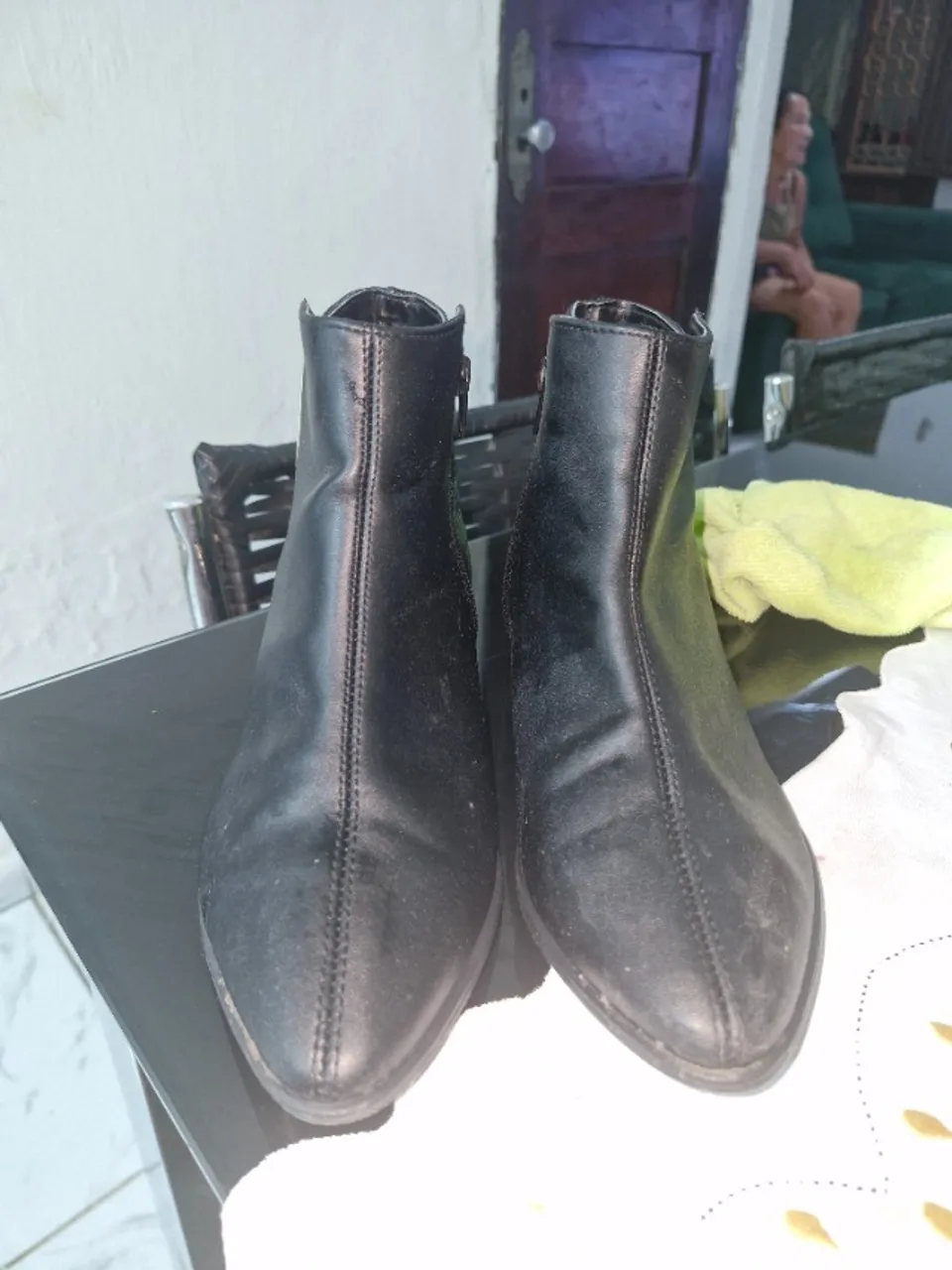 Bota cano curto