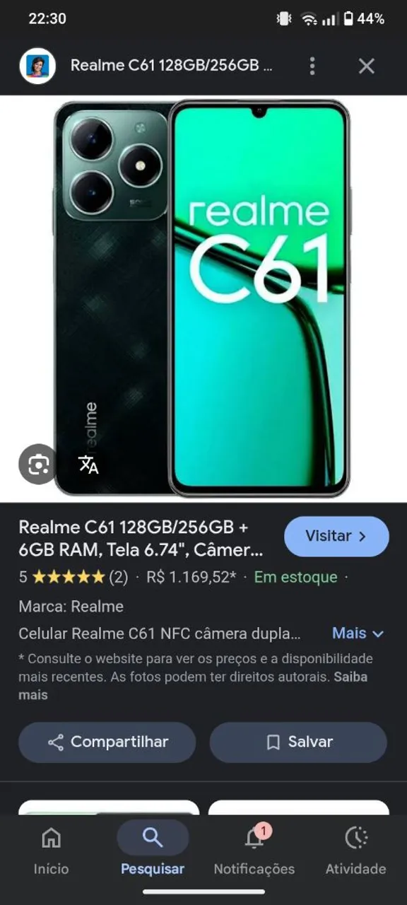 Celular Realme C61