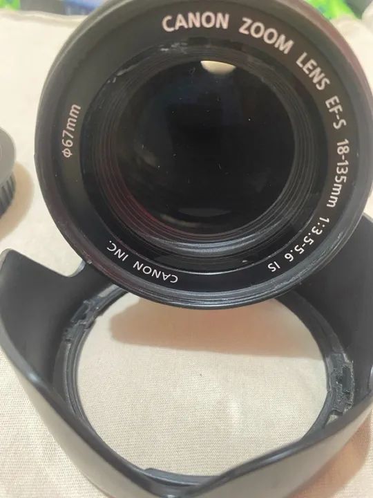 Teleobjetiva Canon 18-135 Perfeita para zoom - Foto 3