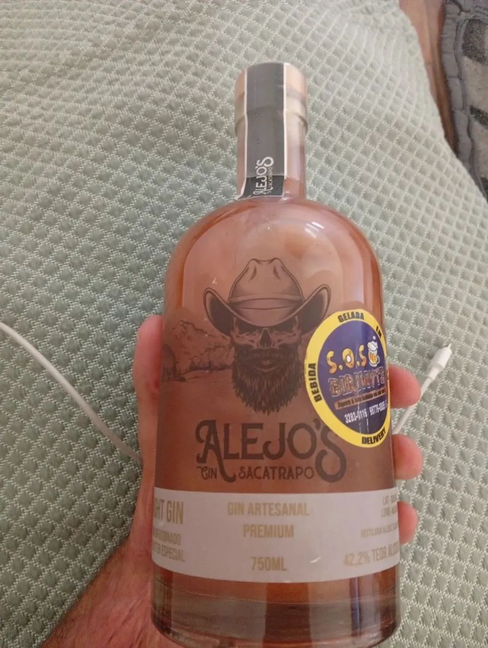 Gin Artesanal Alejo's Sacatrapo 750ml
