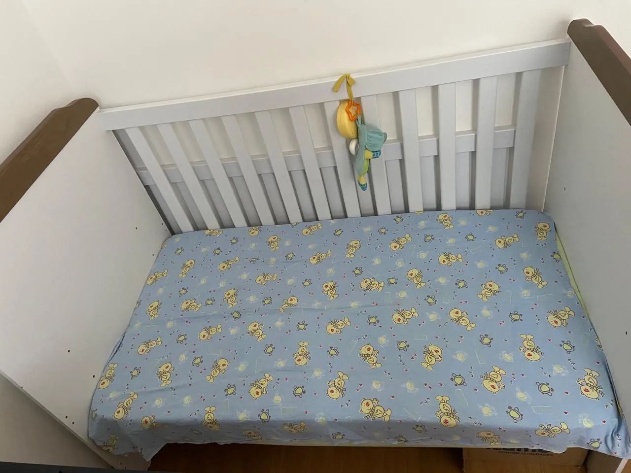Berço, Cama e Colchão Infantil - Branco - Foto 4