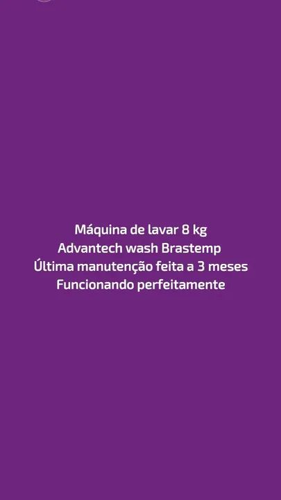Máquina de Lavar 8kg Brastemp - Funcionando Perfeitamente!