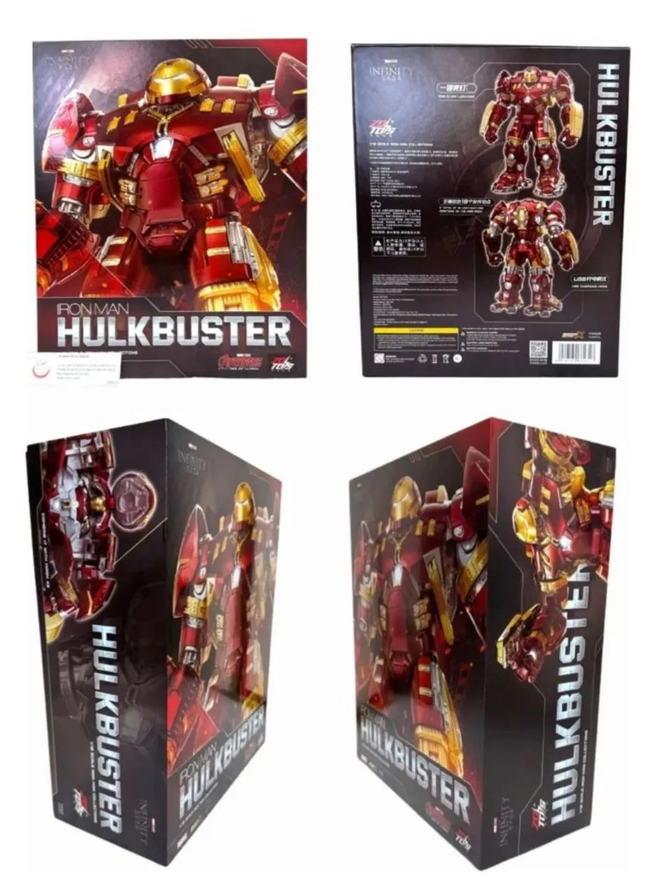 FIGURE ACTION MARVEL HULKBUSTER ZD TOYS MK44 NOVO LACRADO CAIXA