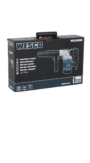 martelete perfurador rompedor 1100w wesco - Foto 5