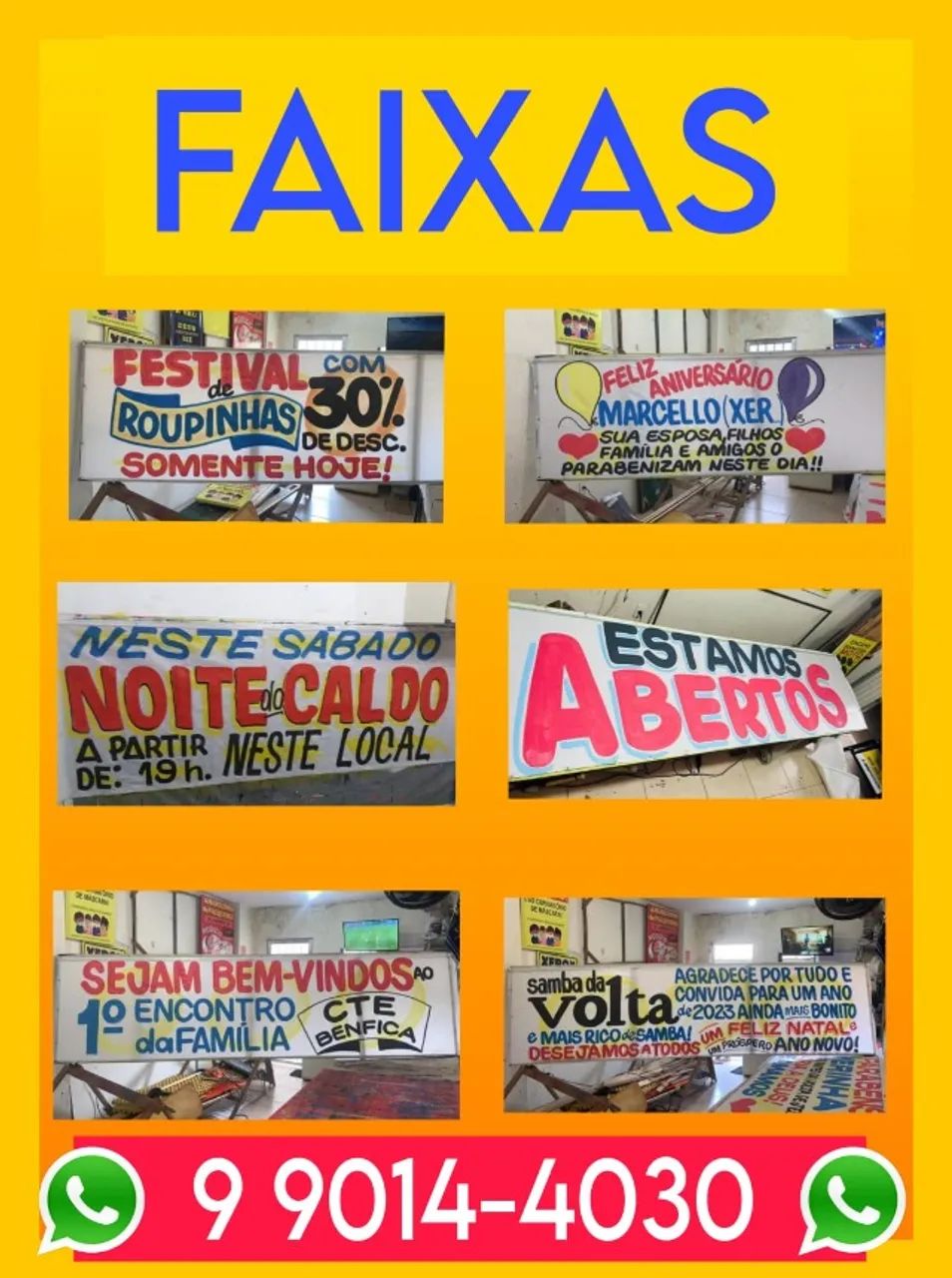 Faixas e Letreiros - Foto 3
