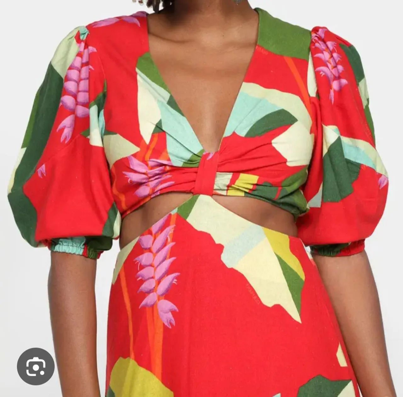 Vestido longo Heliconia Farm