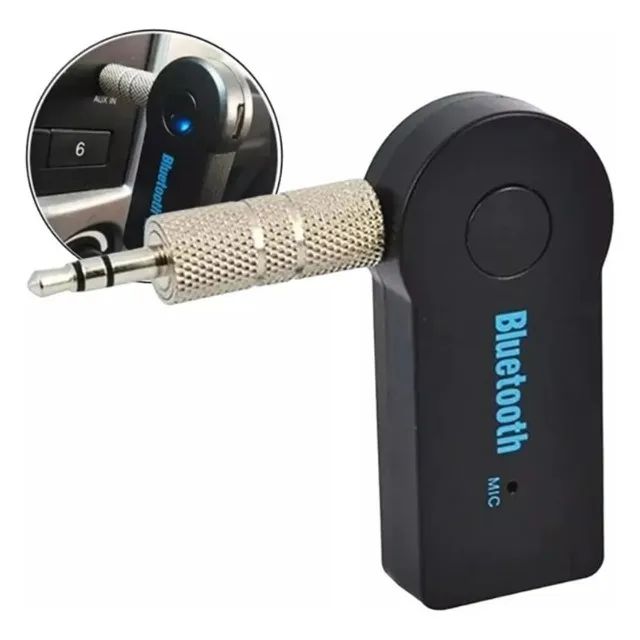 Receptor De Áudio Bluetooth P2 Automotivo 