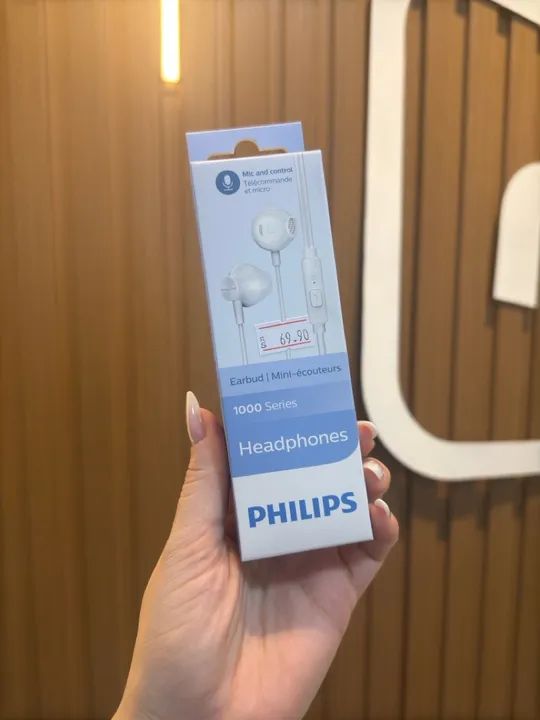 Fone de Ouvido Philips 1000 Series - Novo