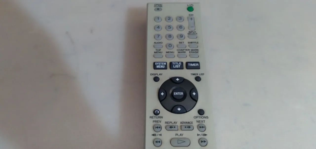 Controle Remoto Original Gravador de DVD SONY - Foto 3