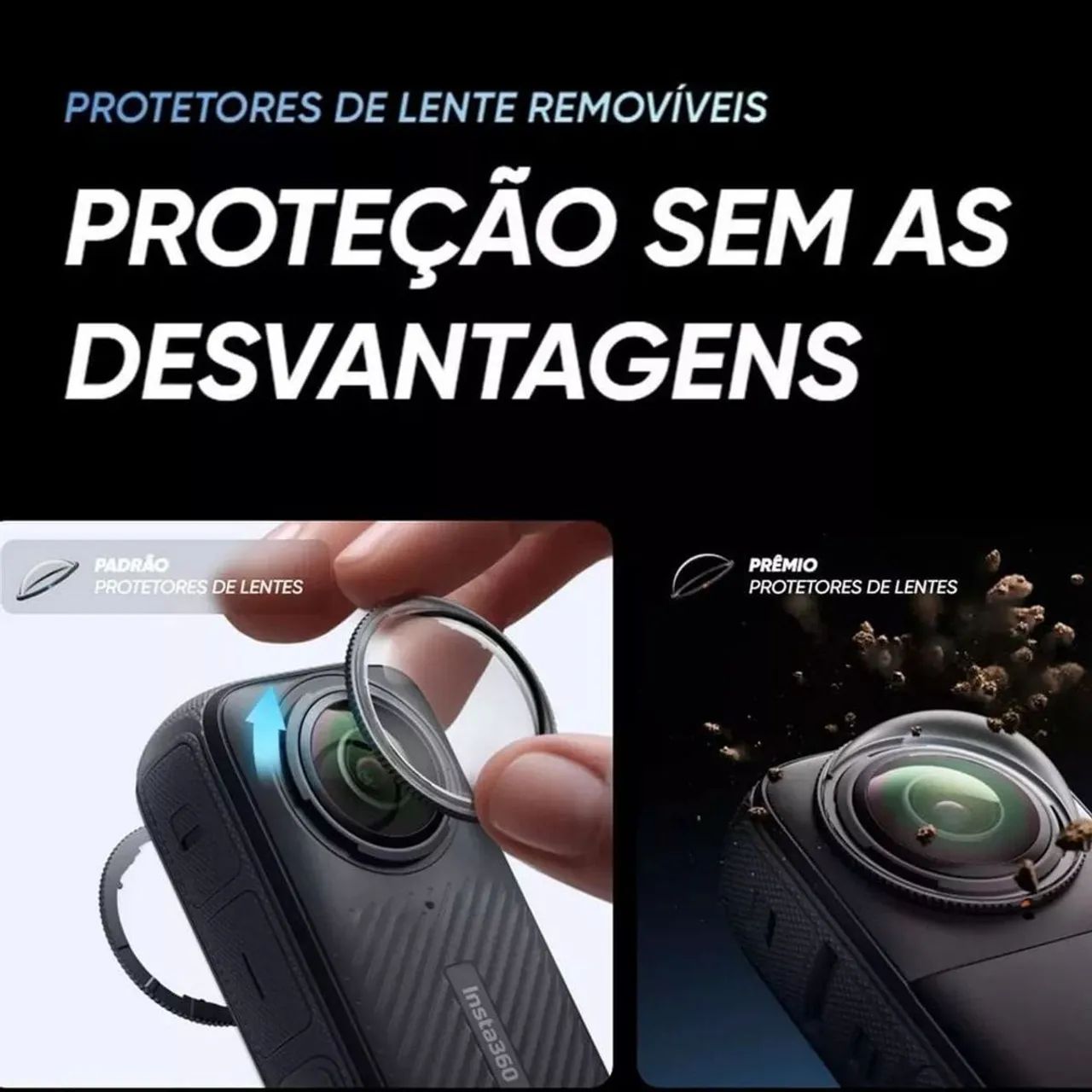 Insta360 X4 - Câmera 360 Graus 8K + Brinde* - Foto 3