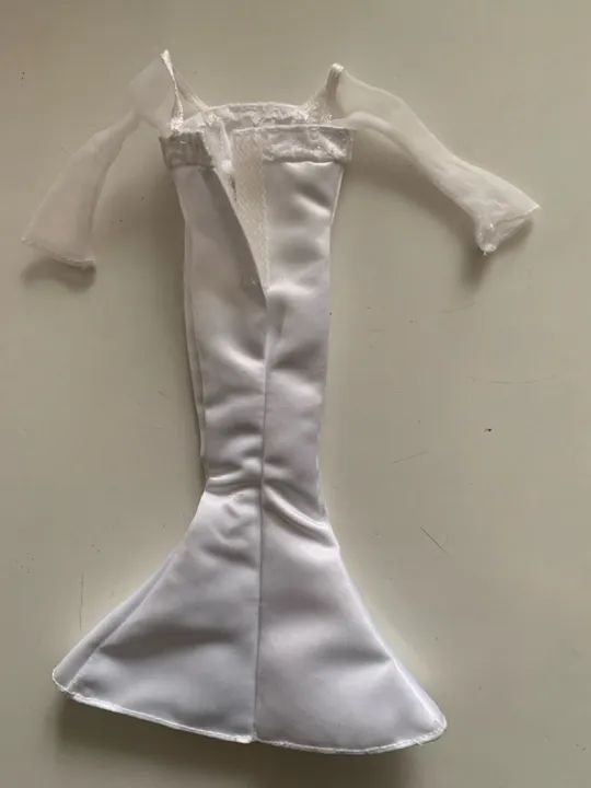 Vestido antigo de noiva, Barbie Mattel - Foto 3