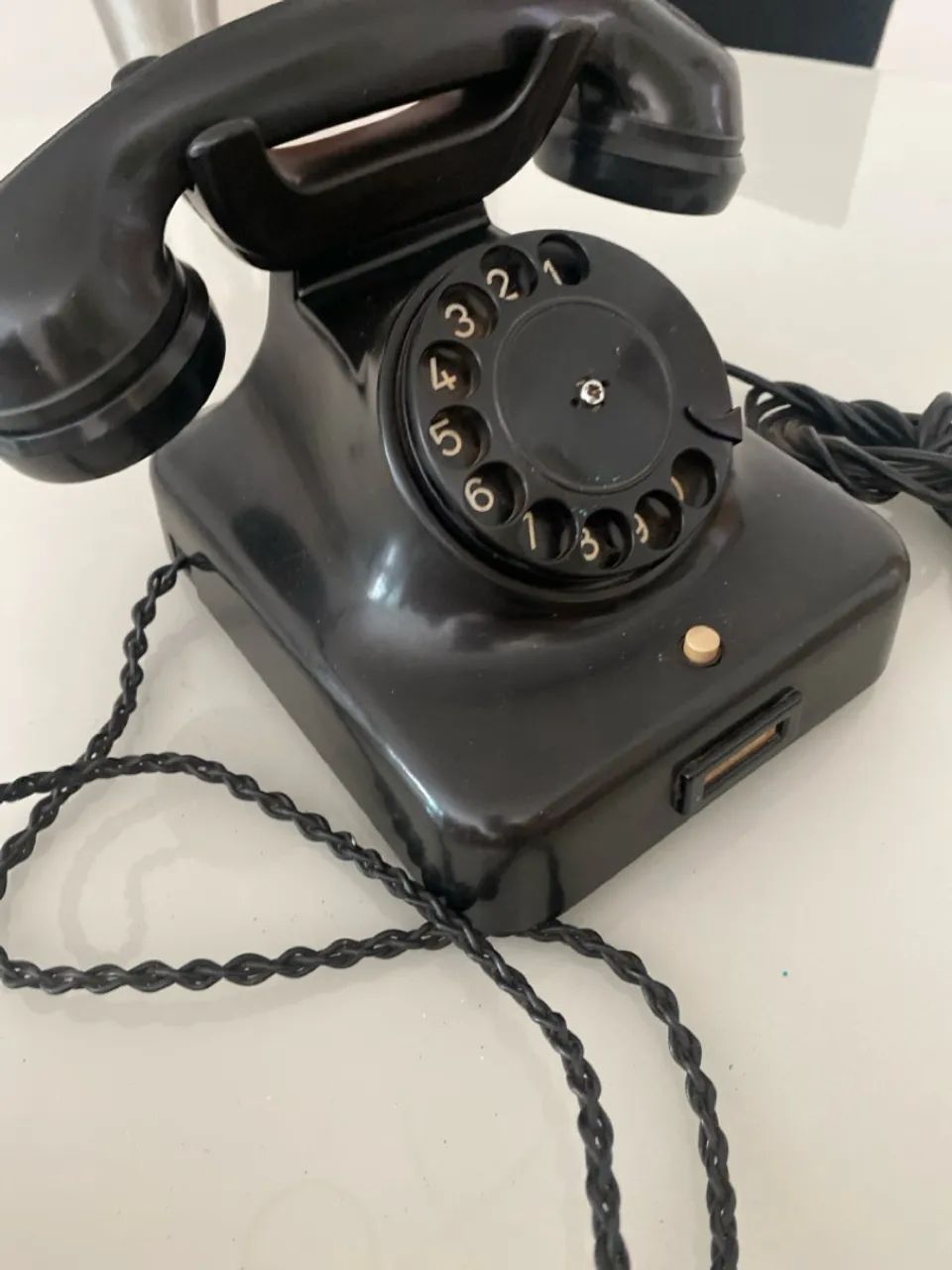 Telefone Antigo com Disco preto - Foto 3