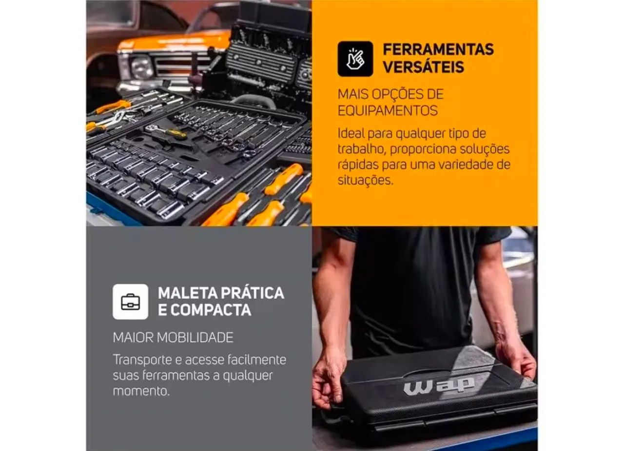 Kit Ferramenta Wap 110 peças - Foto 4