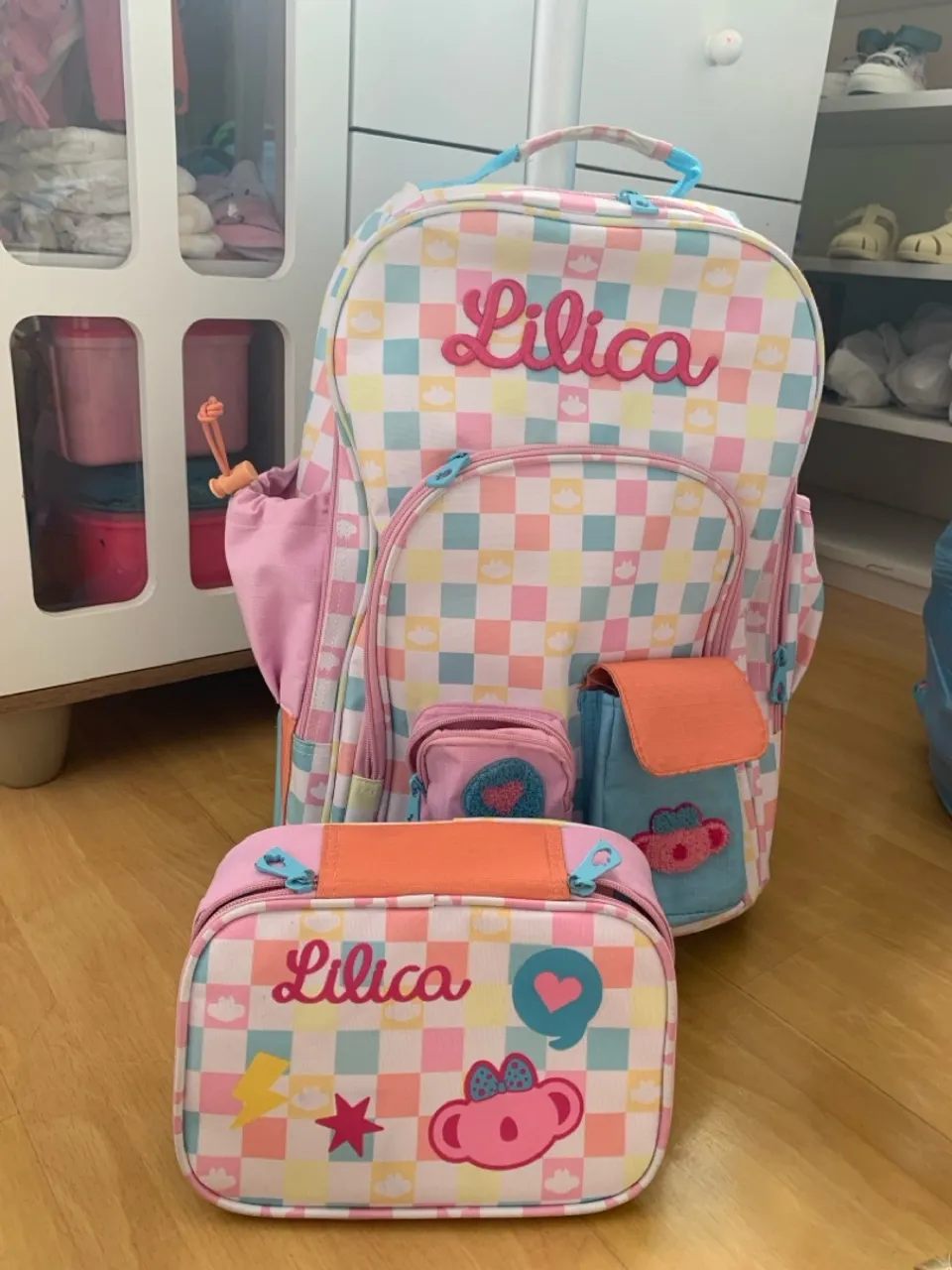 Mochila e lancheira Lilica - Perfeitas para a escola!