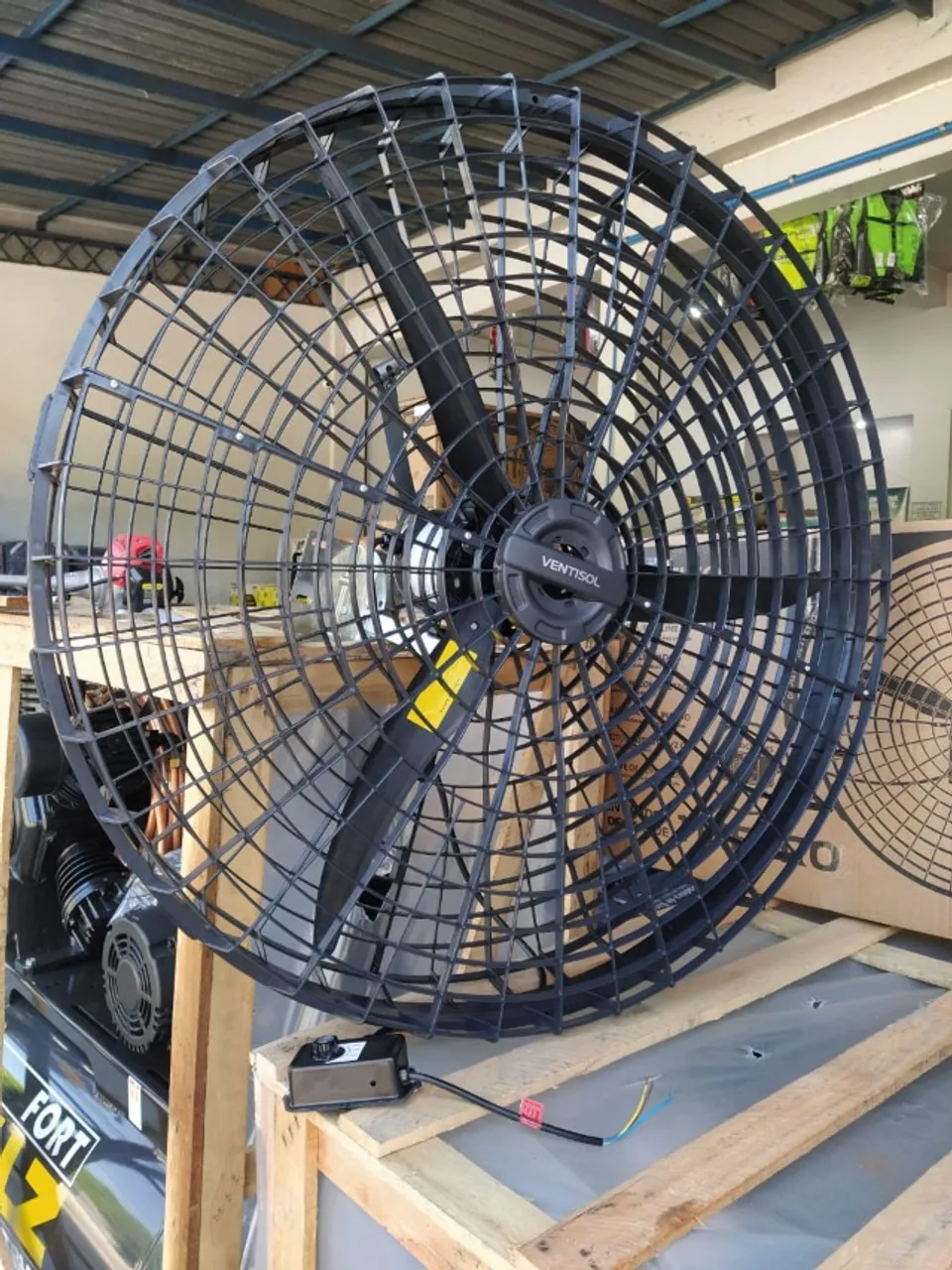 Ventilador 1 Metro de Parede Industrial 220v Ventisol